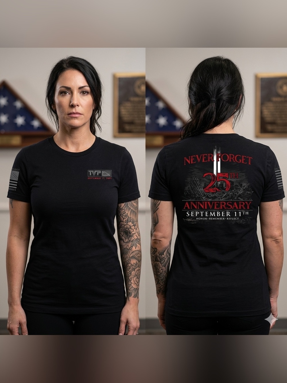 Til Valhalla 9/11 25TH Anniversary- WOMEN'S